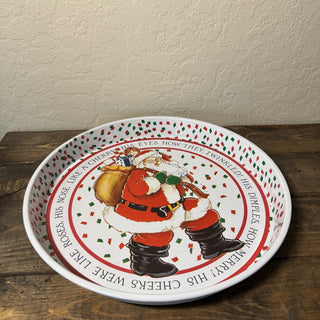 Vintage Santa Claus Tin Serving Tray RCD|125471
