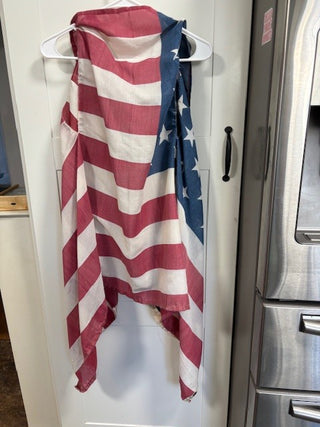 Vintage American flag vestMTS|73688