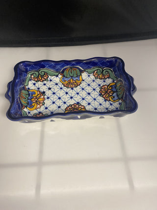 Vintage Talavera baking dish from Mexico rcd|75339