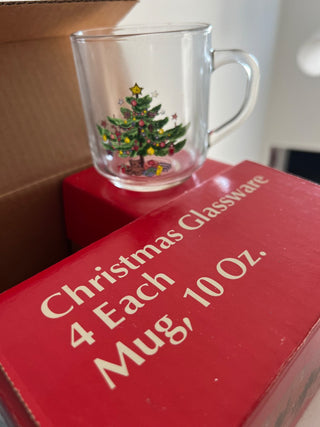 Vintage Nikko Christmas mug set RSV|136896