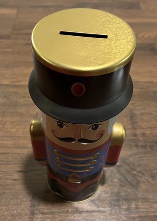 Christmas Soldier Nutcracker Tin Bank RCD|126449
