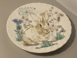 8" Royal Wessex Brown Bunny Plate, Each--SP MTS