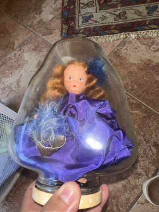 Dolls with a story dolls in jar Red head Dollcraft Santa Clara,CA #62 VV MTS|75503