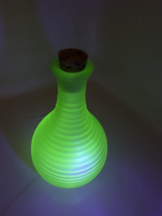 #89 LD Vintage Frigidaire Uranium Glass Ribbed 9” GCC MTS|112337