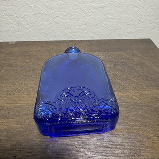 Vtg Vidrios De Levante Cobalt Glass Flask MTS|118832