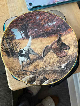 Kim Michaelsen plate Ruffed Grouse plate RCD