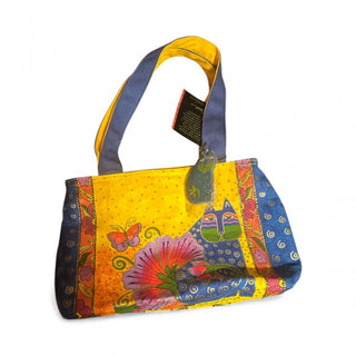Brand New Laurel Burch Fantastic Felines Totem Multicolor Tote bag #63 VV MTS