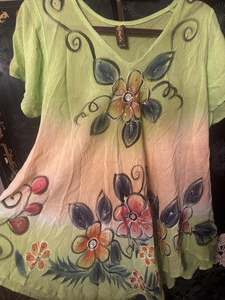 Floral blouse M #63 VV MTS|106373