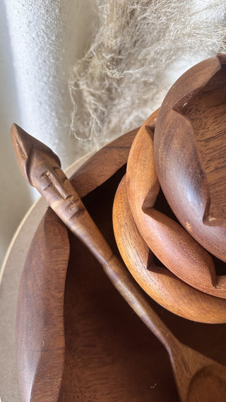10-pc Wooden Bowl Set|66825