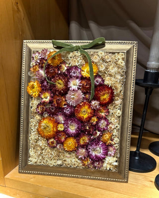 Handmade Dried Flower Frame (LZD - RSV)|111447