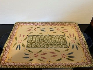 #2046 Temptations Ceramic Tray  RSV