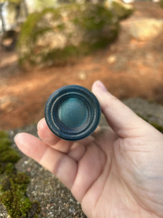 12F GCC JP VNTG Mexican TEQUILA DECANTER 6 Shot Parrot Glass Set Metal Rack Hand Painted MTS|133741