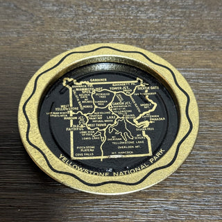 Vintage Yellowstone National Park Drink Coaster MTS