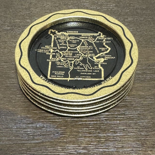 Vintage Yellowstone National Park Drink Coaster MTS