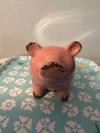 Pig Planter Pink Ceramic MTS|115057