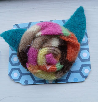 Wool Felted Rose Pin 15