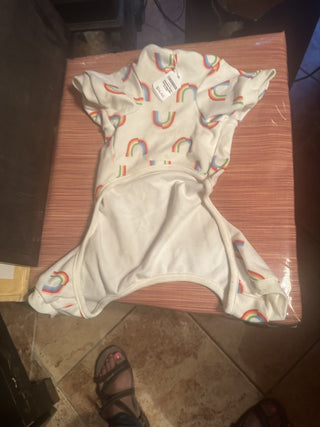 Rainbow PJ for Small dog #62 VV MTS|117454