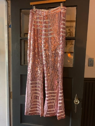 NWOT womens glitter wide leg palazzo SIze XL