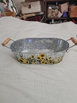 Sunflower Planter Metal