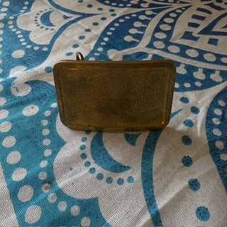 Solid Brass Vintage USA Trinity Belt Buckle MTS|88622
