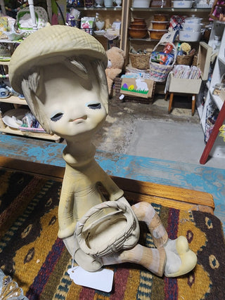 Vtg 1960s Beatnik Girl Figurine Japan RSV