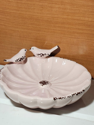 Ceramic bird trinket tray RCD
