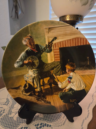 Norman Rockwell "The Banjo Player" Collector's Plate, RCD|144882
