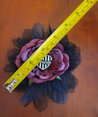 Beetlejuice "Showtime" Flower Hair Clip