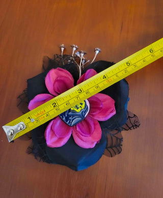 Skeletor Pinup Hair Flower Clip