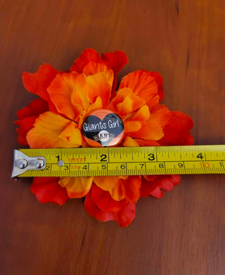 SF Giants Handmade Hair Flower Clip