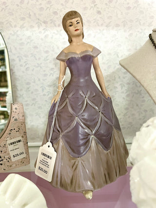 Vntg 1948 Painted Kleine Co Ceramic Girl MTS