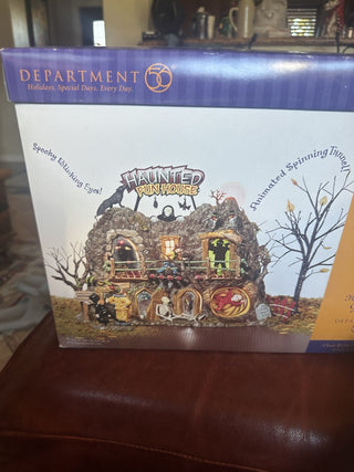 Retired Dept 56 Haunted Fun House Halloween Gift Set #55094 #62 VV MTS