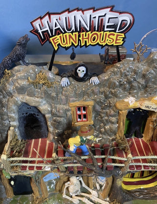 Retired Dept 56 Haunted Fun House Halloween Gift Set #55094 #62 VV MTS