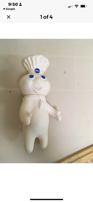 Pillsbury Doughboy Poppin Fresh Vinyl Doll,1971-RSV|120518