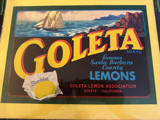 Goleta Authentic Citrus Farm Crate Label EC035 MTS|100289
