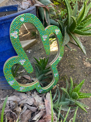 Bedazzled Cactus Mirror