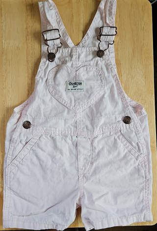 *B7 MARKDOWN* Girl's - Pink Overalls with Heart Details (2T) (BRI) - MTS|154623