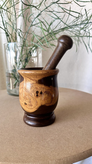 Wood Mortar & Pestle|66790
