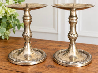 Silverplate Candlesticks - set of two