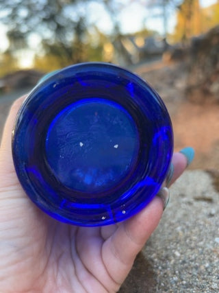 SINGLE Vintage Viking Glass "Georgian" Glass Tumblers Cobalt Blue Mid-century