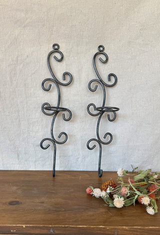 Pair Metal Hanging Candle Holders (LZD - RSV)|126161