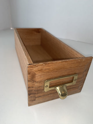 Vintage wood drawer - small RSV