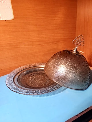 Vintage glass cloche