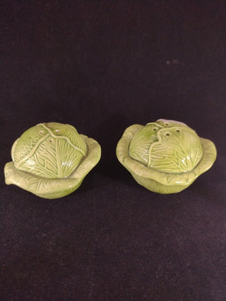 Lettuce Salt & Pepper Shakers - Signed RCD|62845