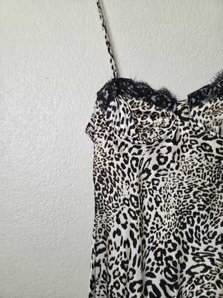 NEW! ASTR the label satin leopard print dress RSV|160921
