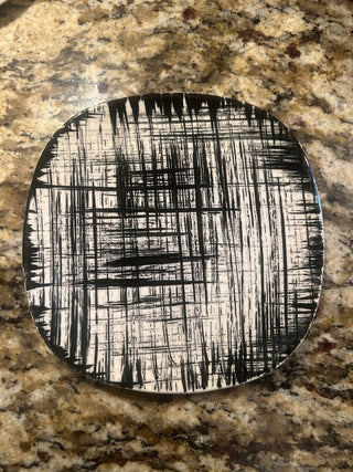 MCM 3-Tiered Serving Tray with 6 Snack Plates     MTS