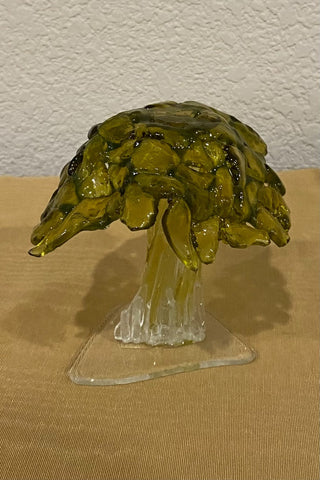 Art Glass Mushroom 4 x 4.25 inch by VB RSV