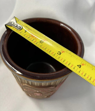 Vintage Harvey's Lake Tahoe Rum Bucket Tiki Mug Ceramic Barware Polynesian Casino #47 VV MTS