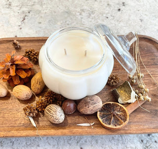 Clear Pumpkin, Soy Candle, 15oz | Hello Pumpkin (RSV)|112478