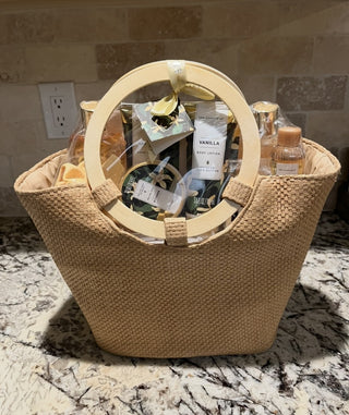 Vanilla Bath / Spa Set in Decorative Bag RCD|96020